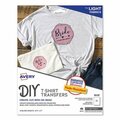 Avery Dennison Avery, FABRIC TRANSFERS, 8.5 X 11, WHITE, 18PK 8938